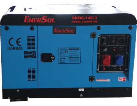 Дизельний генератор EnerSol SKDS-14E-3