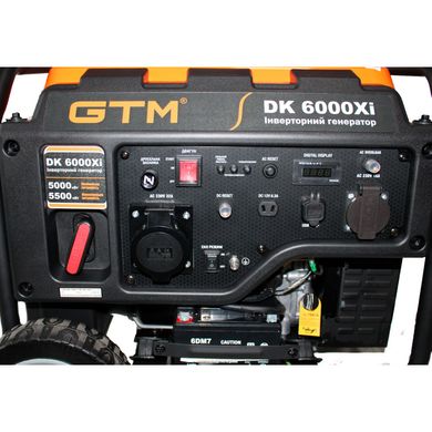 Инверторний генератор GTM DK6000Xi