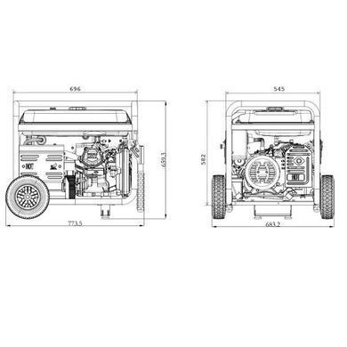 Бензиновый генератор GENERGY TURBO 7000