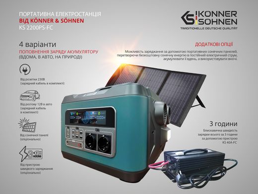 Зарядна станція KS 2200PS-FC