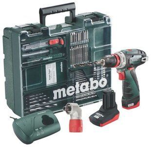 Аккумуляторный шуруповерт Metabo PowerMaxx BS Quick Pro Mobile Workshop