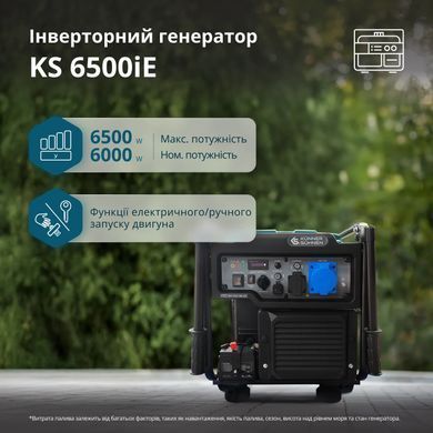 Инверторный генератор KS 6500iE