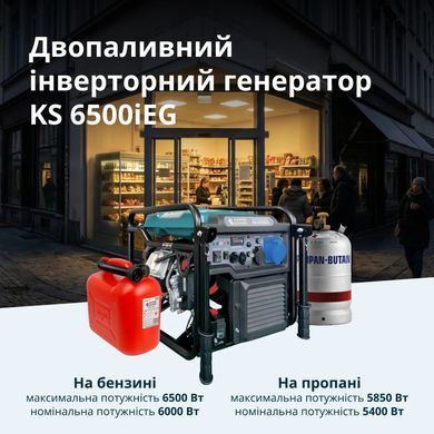 Інверторний генератор KS 6500iEG